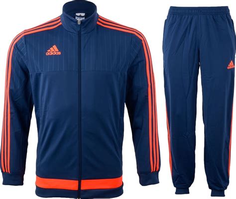 adidas pakken heren oranje|Adidas trainingspakken.